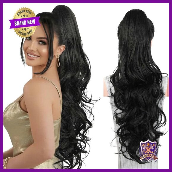 26 Inch Synthetic Ponytail Extension with Claw Clip for Instant Volume main image 6